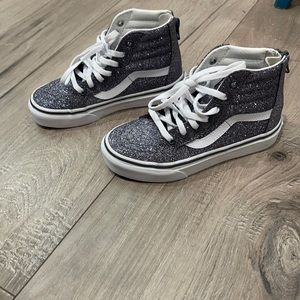 Kids Sparkly Vans size 12.5